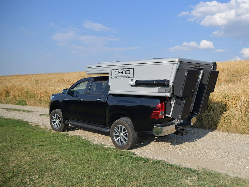 Cellule ORMO 42 montée sur un Toyota Hilux double cabine