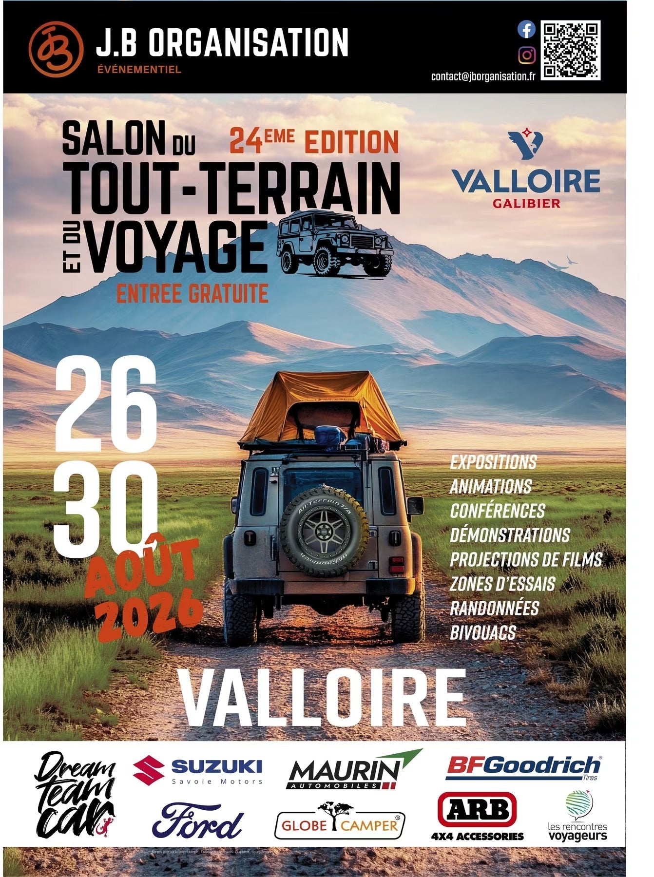 Mini-caravanes teardrop LifeStyleCamper Simpledrop et X-Line exposées par BivouaCamper au Salon du Tout-Terrain et du Voyage de Valloire 2026