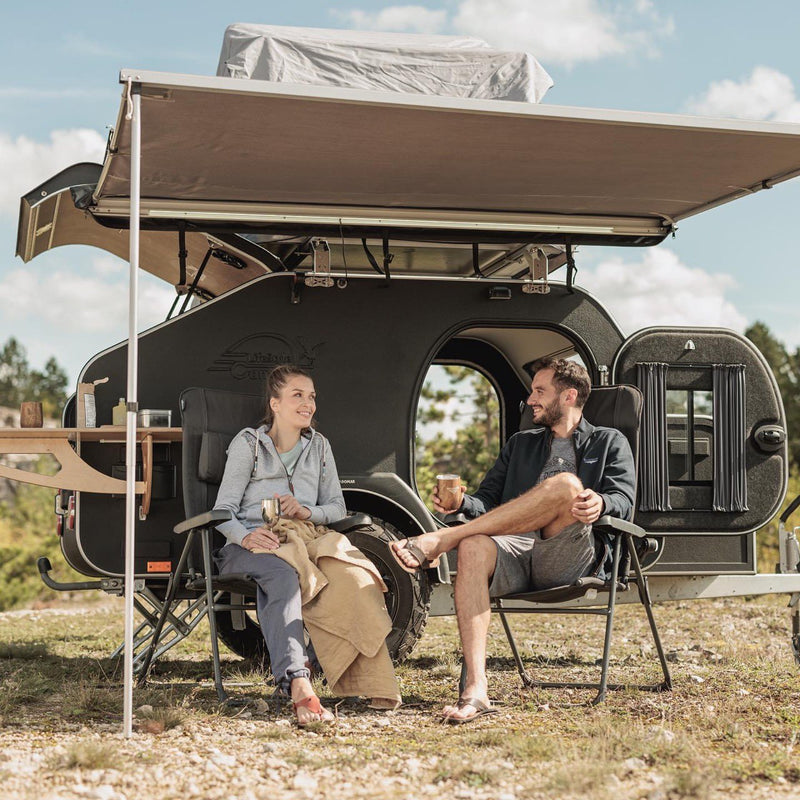 Bivouac en famille avec la mini-caravane X-Line LifeStyleCamper