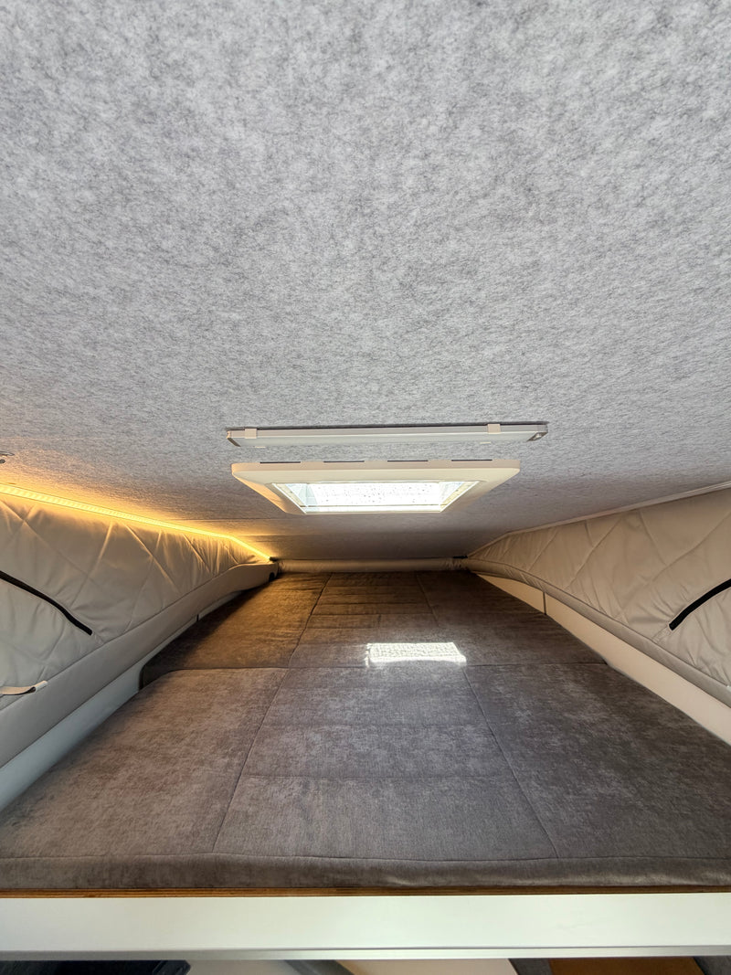 Couchage aménagé à l'intérieur de la cellule ORMO One