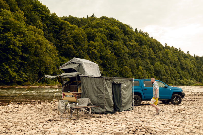 Mini-caravane teardrop X-Line tout-terrain, vue extérieure