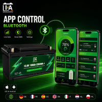 Batterie Lithium LiFePO4 12V 150Ah – Bluetooth & auto-chauffante
